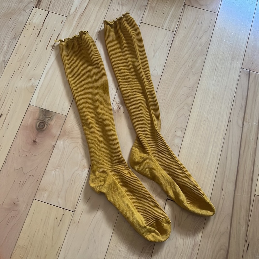 Over the calf/knee high socks